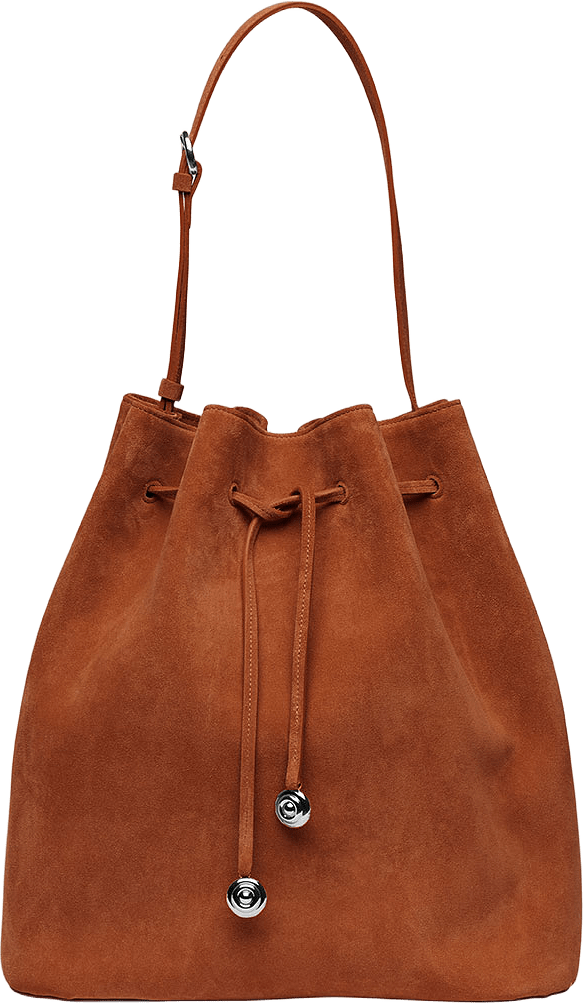 CHARM BUCKET, från Liffner, i färgen Saddle Brown.