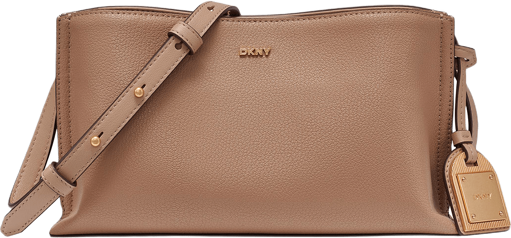 Alya Crossbody, från DKNY, i färgen Cappucino.