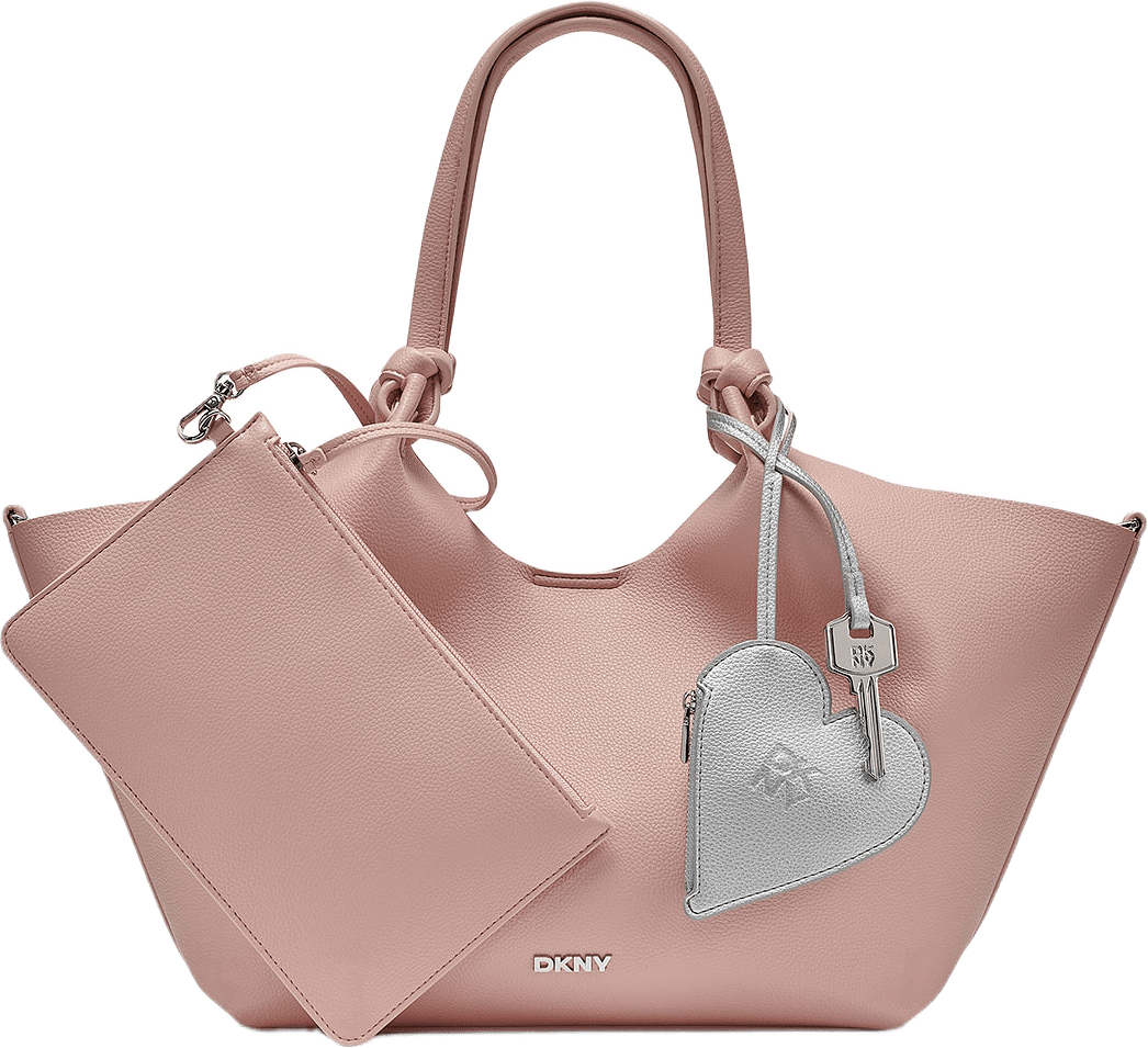 PAULA MD TOTE W/ HEA, från DKNY, i färgen Pale Blsh.