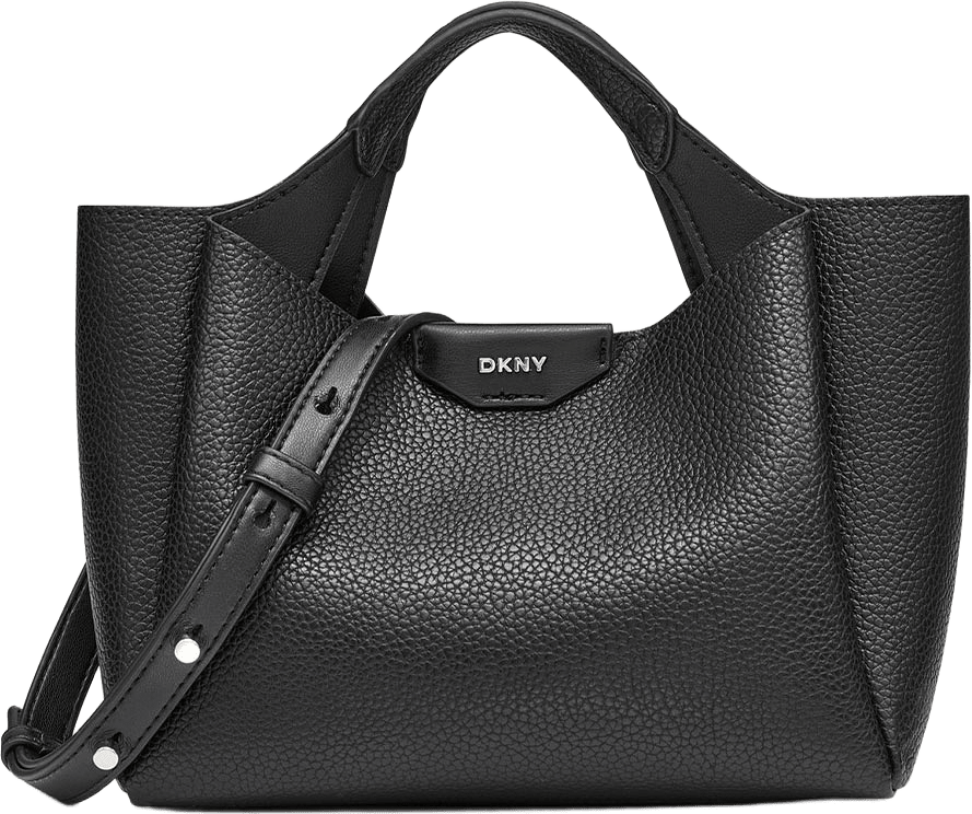 WILLA MINI SATCHEL, från DKNY, i färgen Black/Silver.