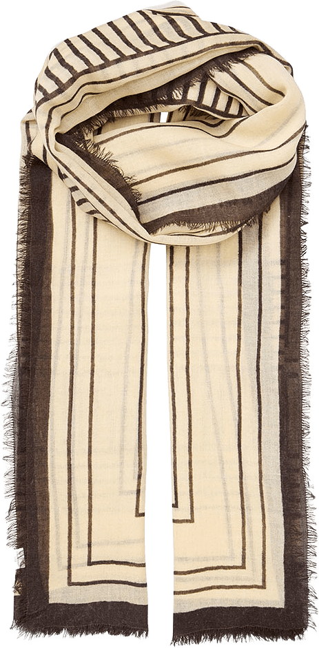 Anniea Woo Scarf, från Becksöndergaard, i färgen Chocolate Brown.