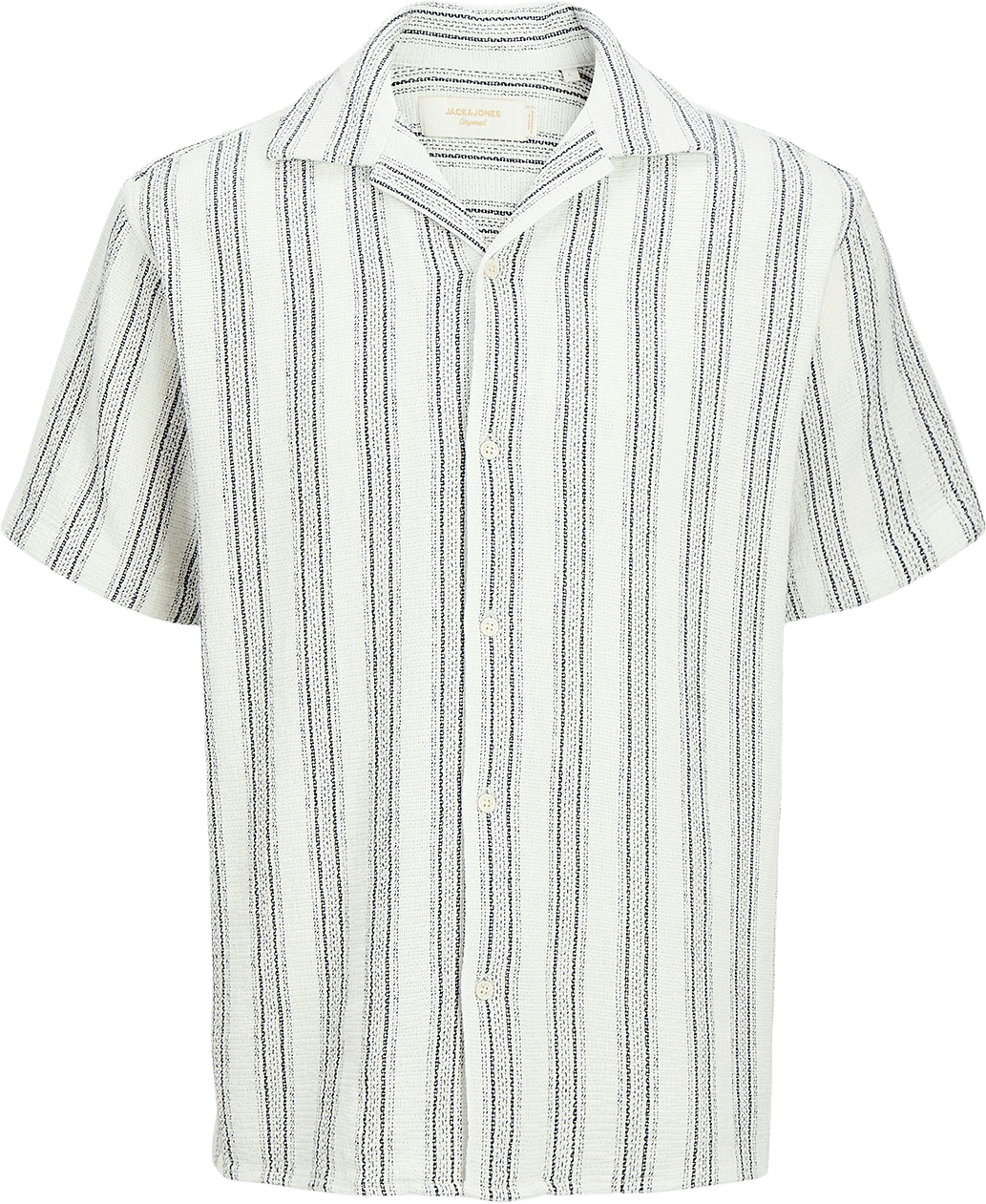 COBA Skjorta, från Jack & Jones, i färgen Cloud Dancer Stripes.