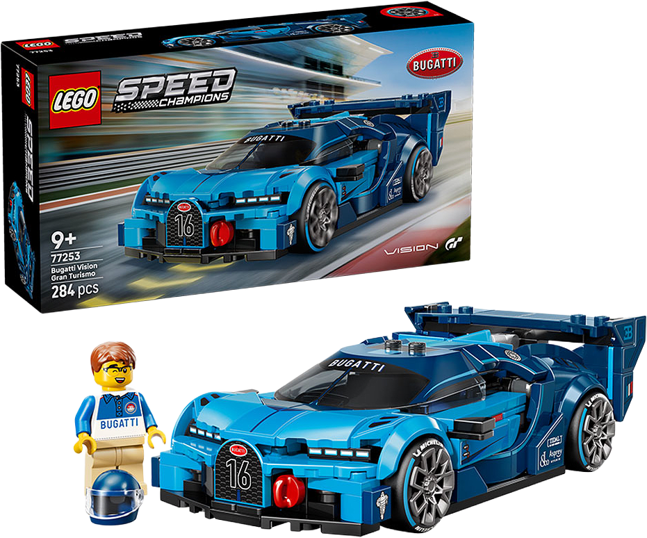 Bugatti Vision GT hypersportbil, från LEGO.