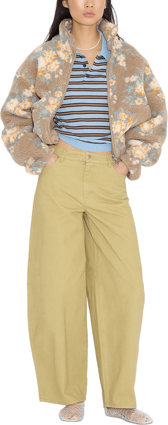 Florence Stripe Polo, från Holzweiler, i färgen Blue Mix.