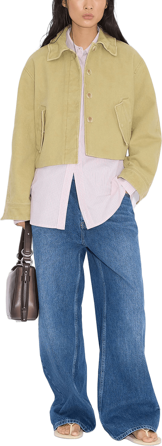 Workwear Jacket, från Holzweiler, i färgen Khaki.