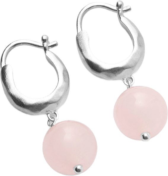 Blush Earrings, från Pernille Corydon, i färgen Recycled Sterling Silver.