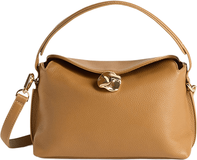 Hanna Mini  Bag, från Flattered, i färgen Cognac.