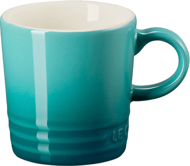 Signature stengods espressokopp 100ml Bleu Riviera, från Le Creuset, i färgen Bleu Riviera.