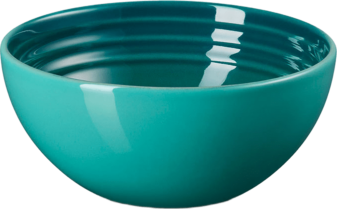 Signature stengods snackskål 12cm Bleu Riviera, från Le Creuset, i färgen Bleu Riviera.