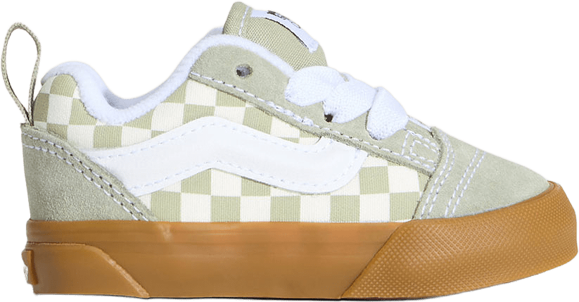 Knu Skool, från Vans, i färgen Soft Sage, Gum.