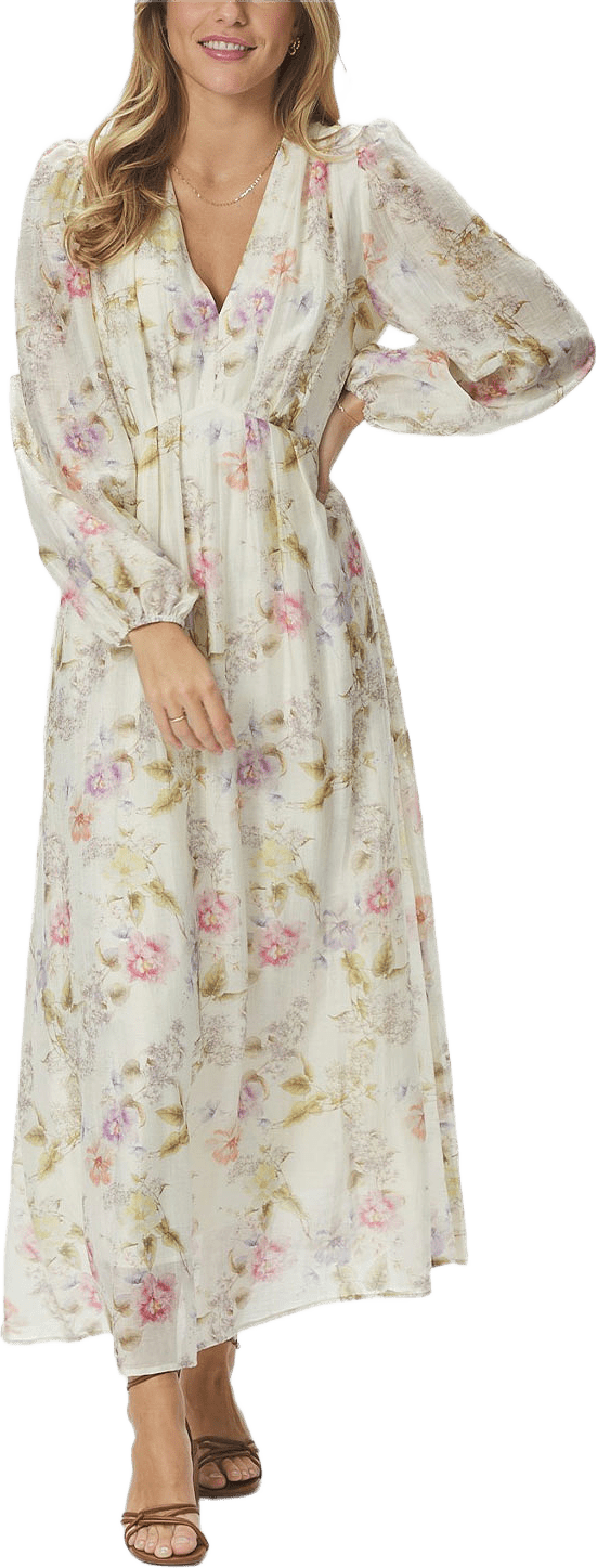 Silfi Vintage Flower Dress, från Neo Noir, i färgen Off White.