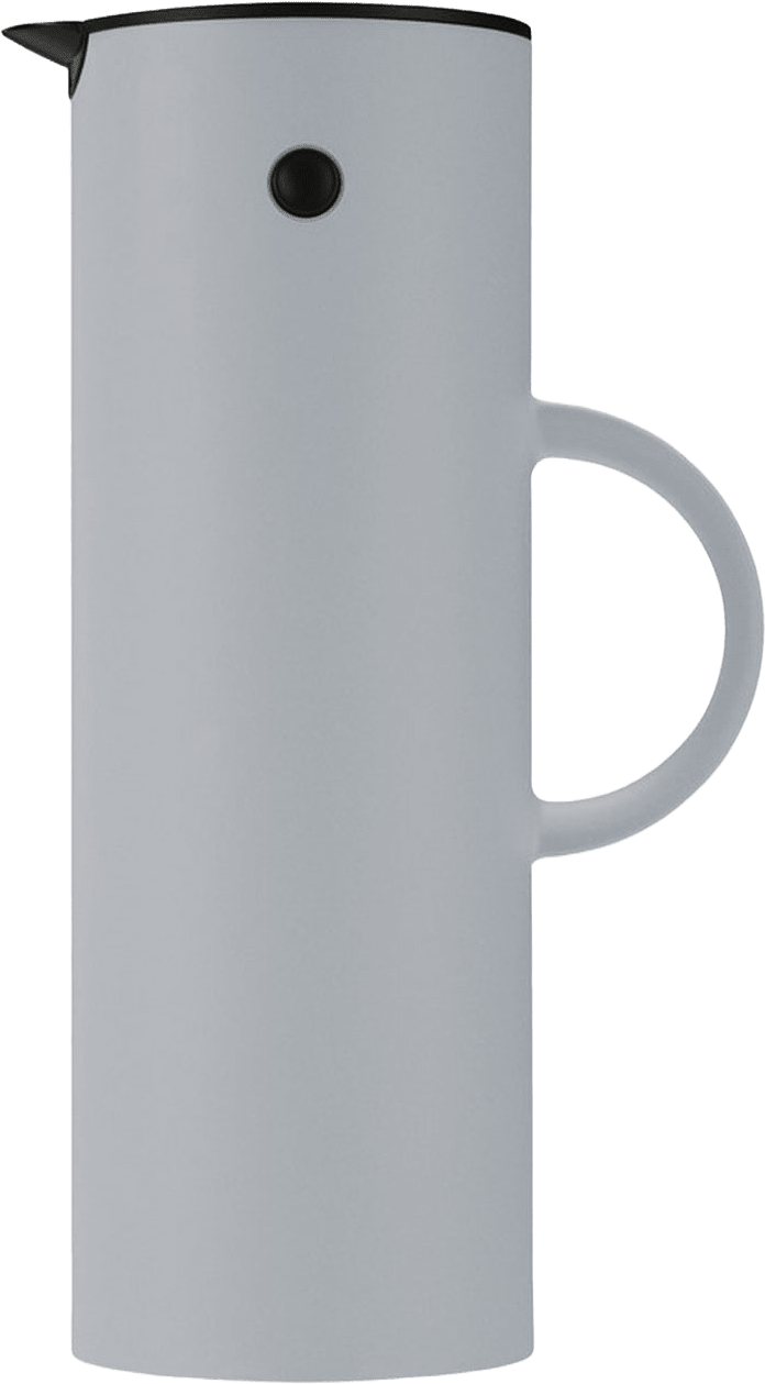 EM77 termoskanna 1 l soft cloud, från Stelton, i färgen Soft Cloud.