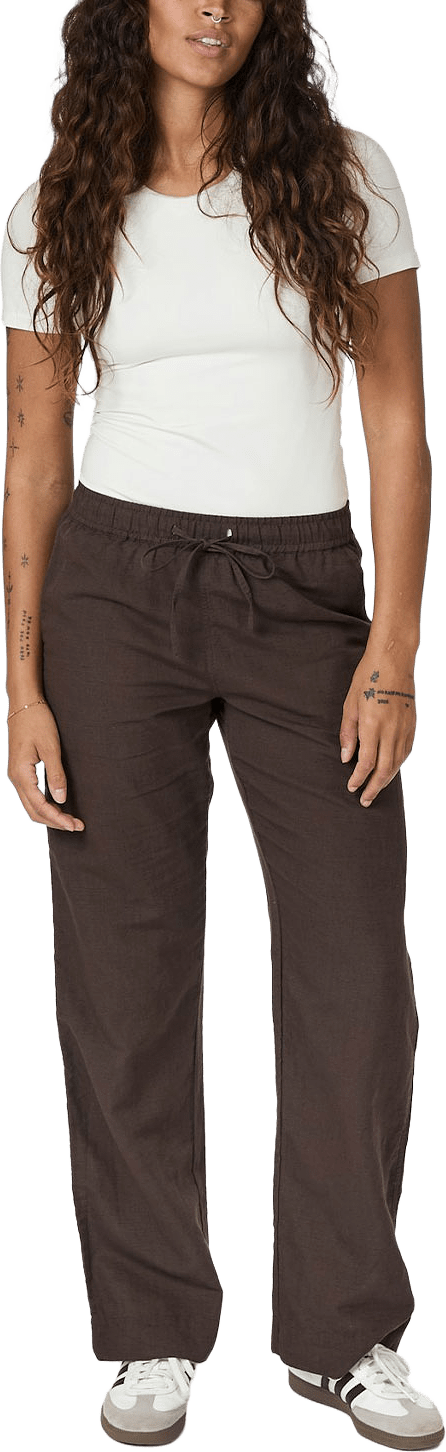 Pants Sonar Linen, från Neo Noir, i färgen Dark Brown.