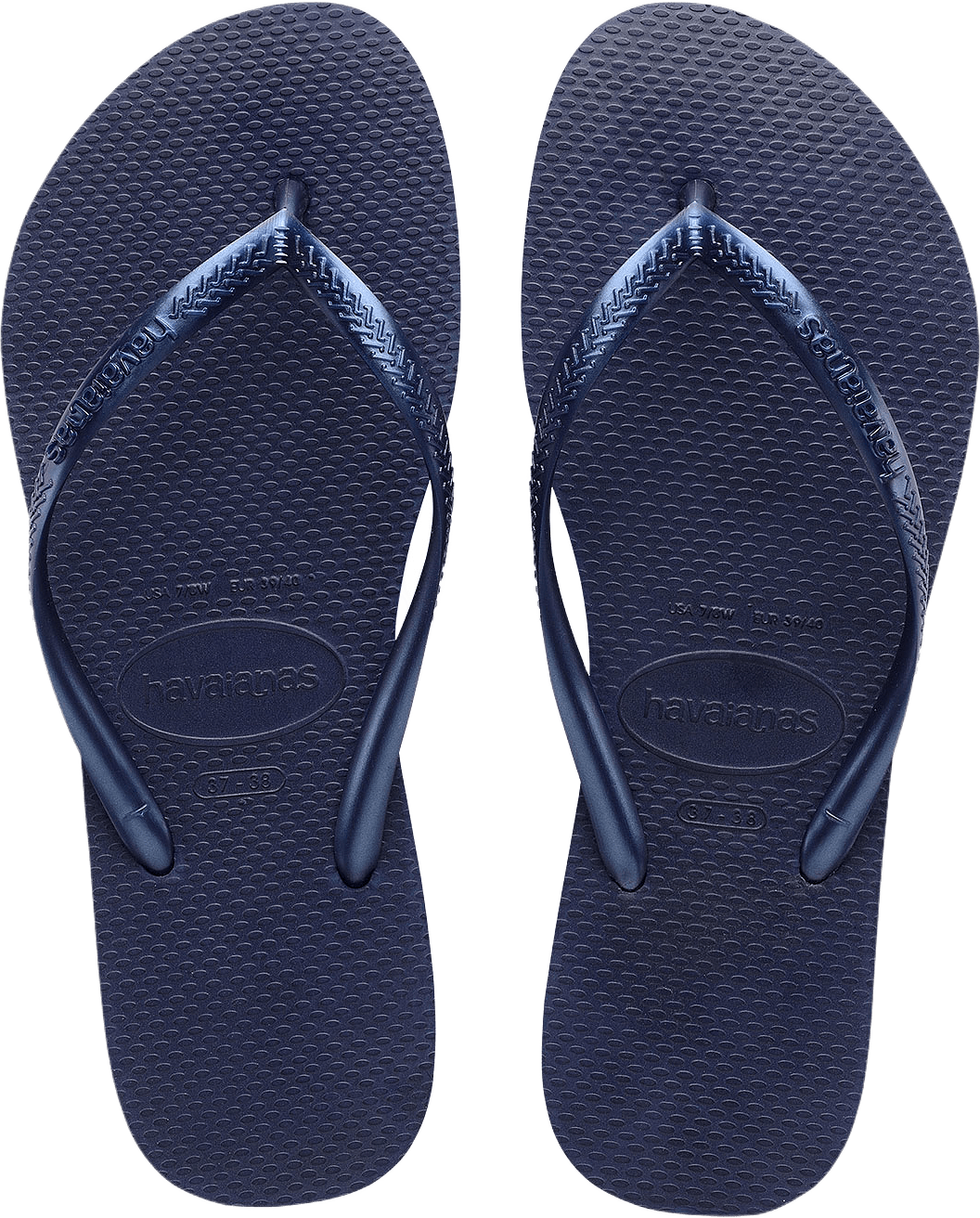 Hav. Slim, från Havaianas, i färgen Navy Blue.