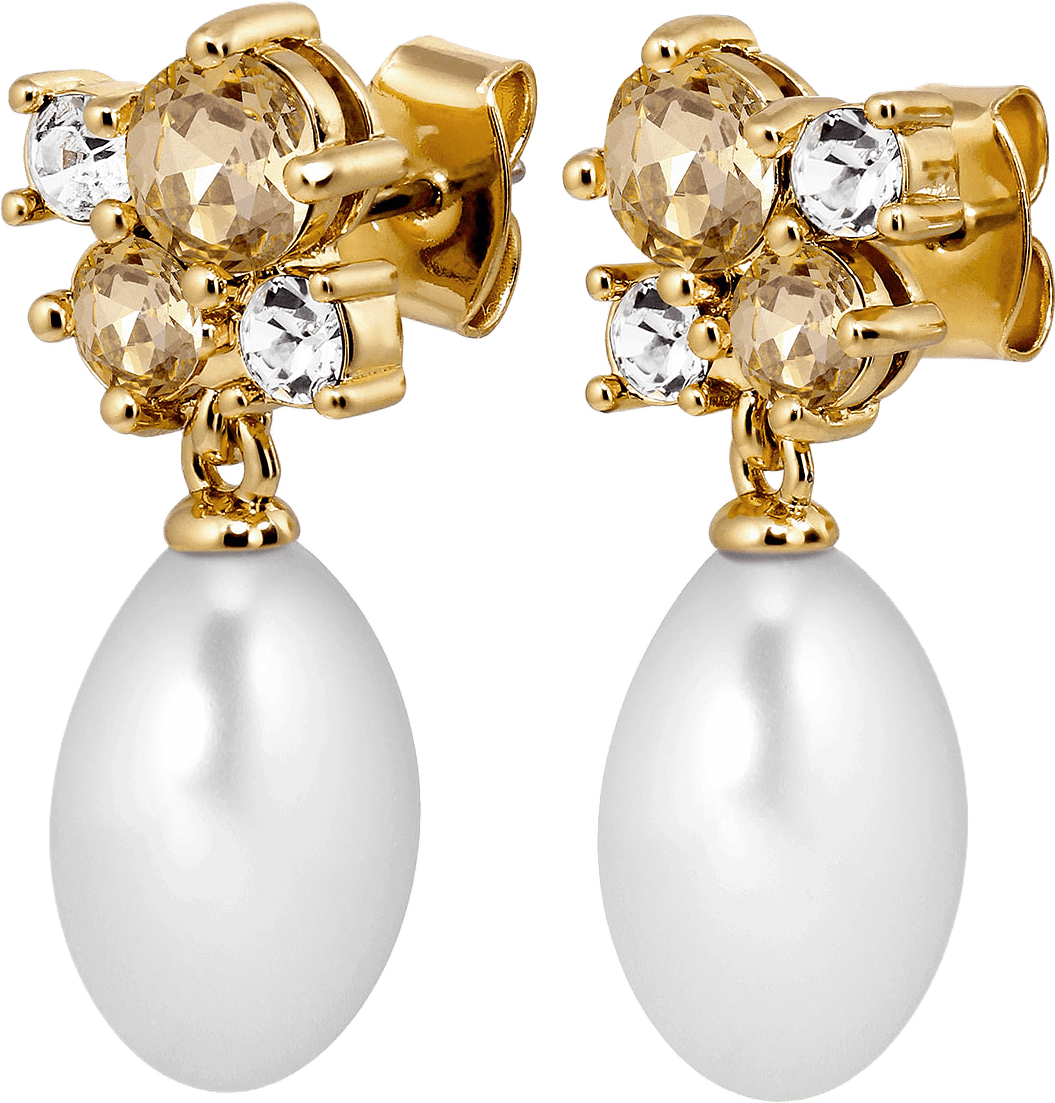 Petun SG Golden / White Pearl, från Dyrberg & Kern, i färgen Sg Golden.