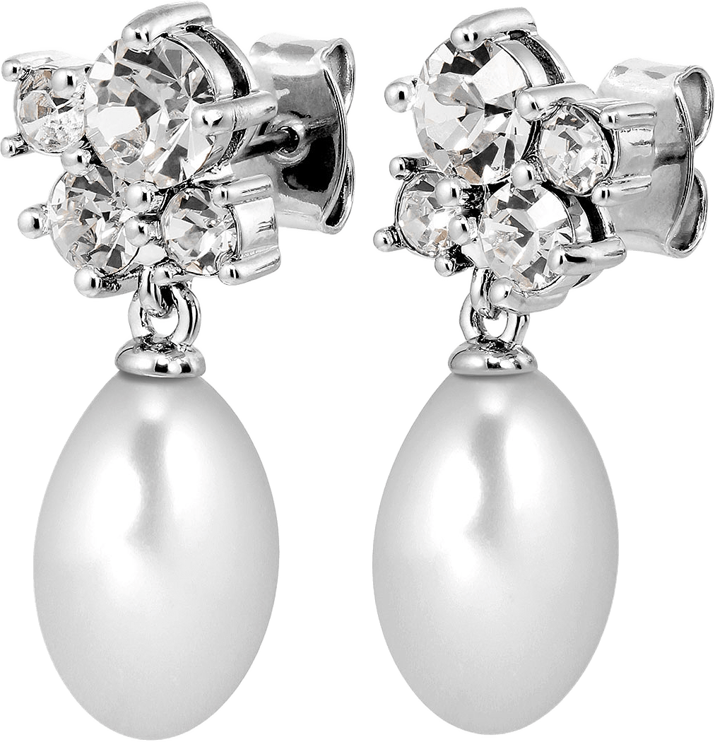 Petun SS Crystal / White Pearl, från Dyrberg & Kern, i färgen Ss Crystal.