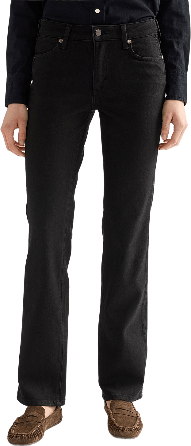 Dawn Jeans, från Wrangler, i färgen Retro Black.