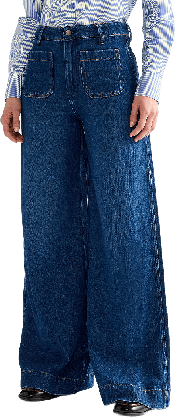 Canyon Jeans, från Wrangler, i färgen Eclipse Deep.