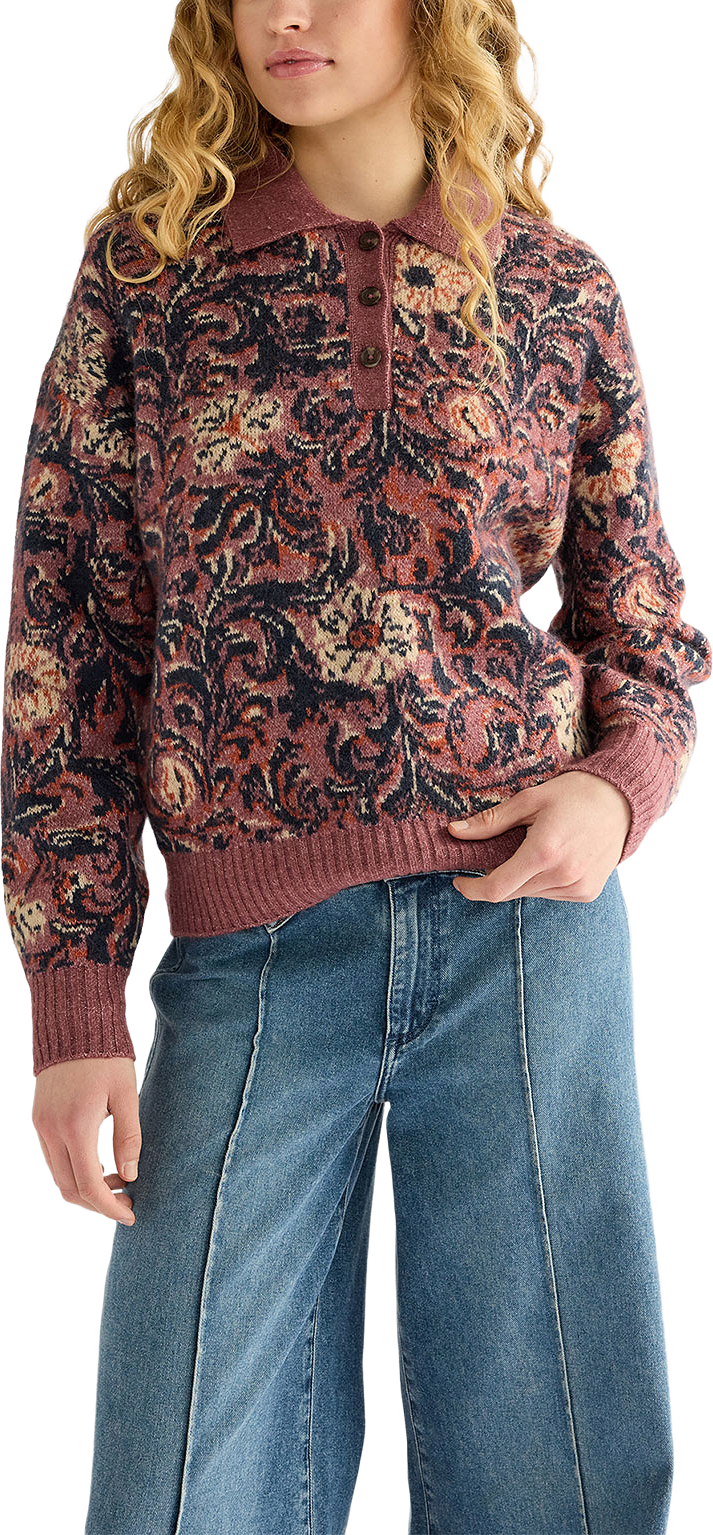 Ranch Floral Polo, från Wrangler, i färgen Mystic Floral.