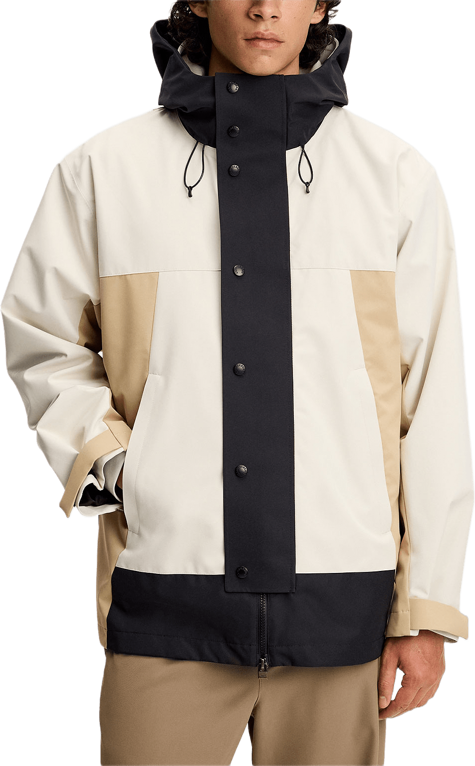 Fabio color block jkt, från J.Lindeberg, i färgen Black.