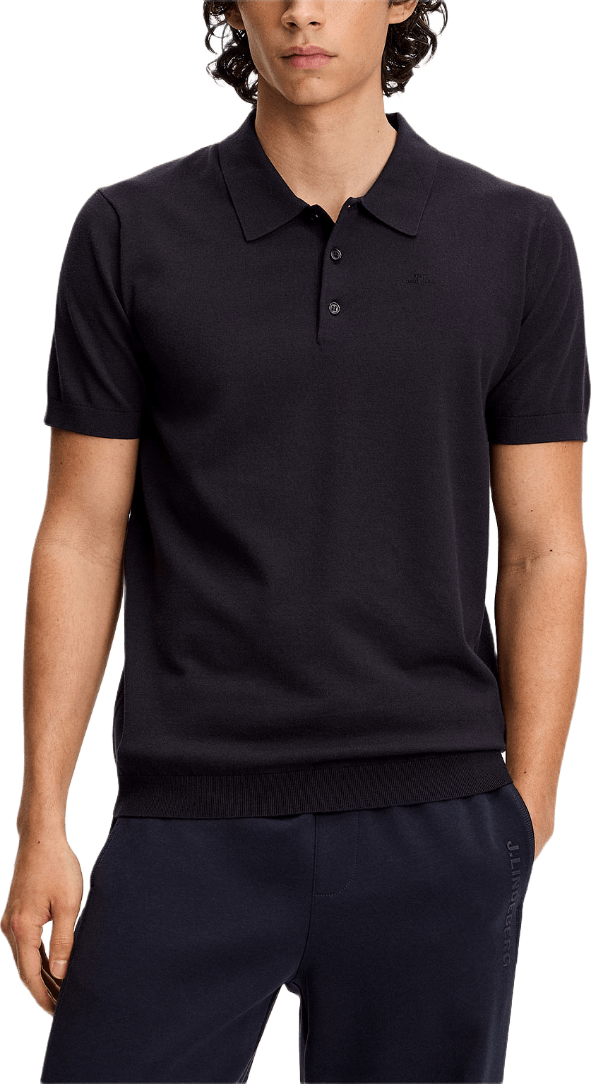 Ridge Knitted Polo, från J.Lindeberg, i färgen Jl Navy.