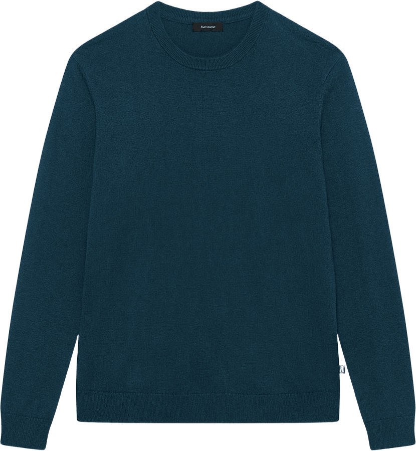 MAHenri Pullover, från Matinique, i färgen Smoke Blue Melange.