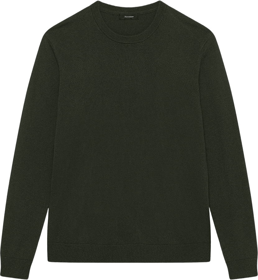 MAHenri Pullover, från Matinique, i färgen Dark Green Melange.
