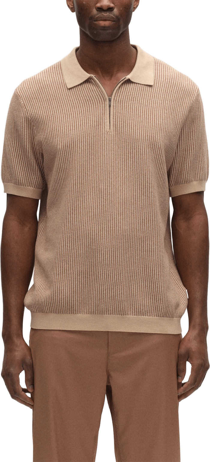 Oswald Retro SS Knit, från GABBA, i färgen Walnut.