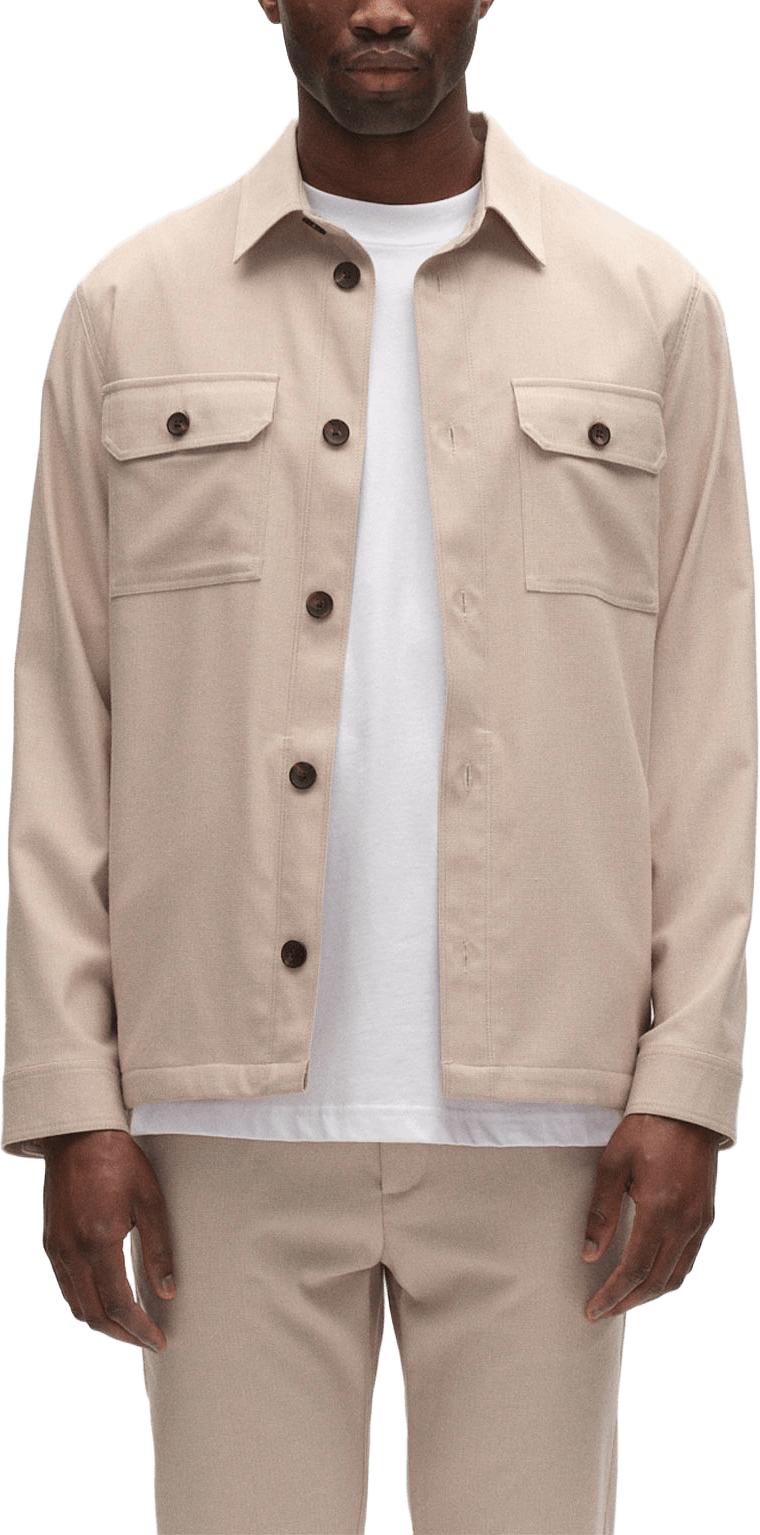 Togger Base Deme LS Overshirt, från GABBA, i färgen Birch.