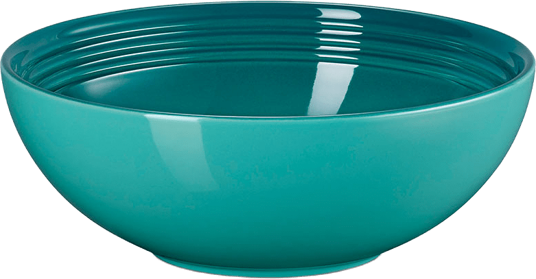 Le Creuset Signature stengods serveringsskål 24cm Bleu Riviera, från Le Creuset, i färgen Bleu Riviera.