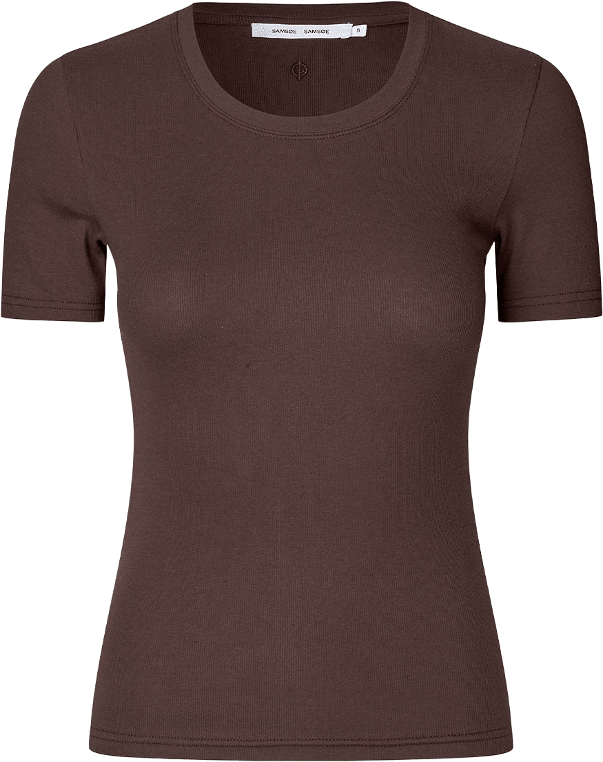 Saalexis t-shirt 7542, från SAMSOE SAMSOE, i färgen Mole.