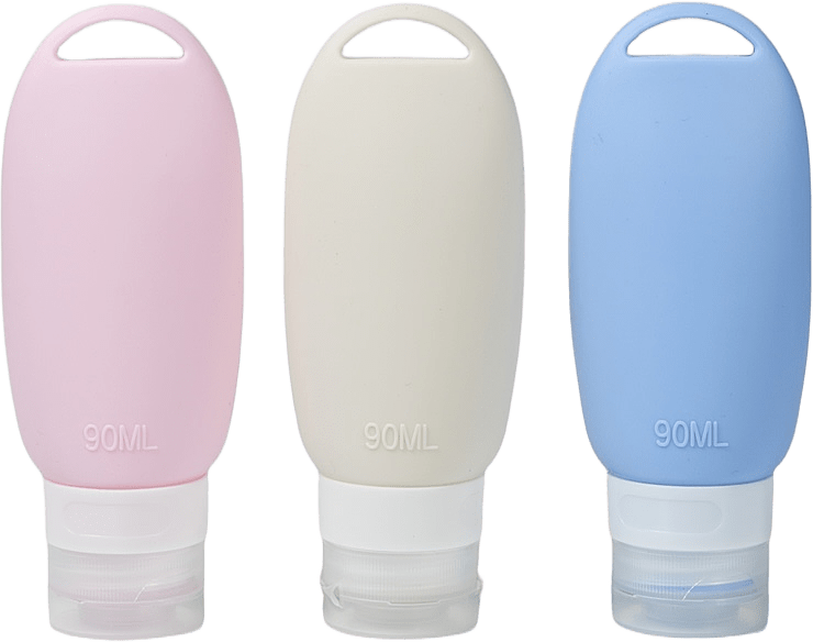 Travel Silicone Bottle Set, från Å BEAUTY.