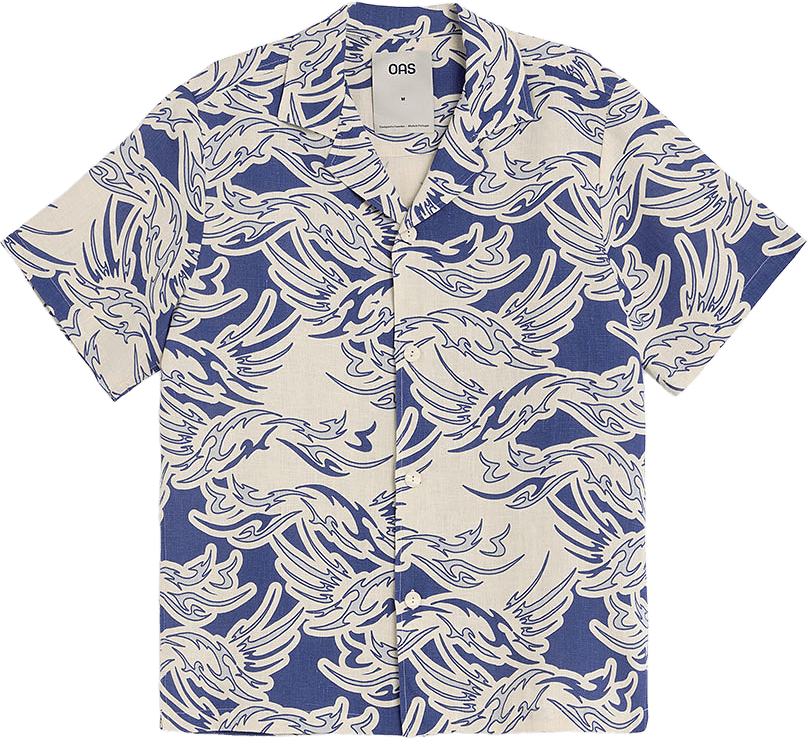 Rogue Cuba Shirt, från OAS, i färgen Blue.