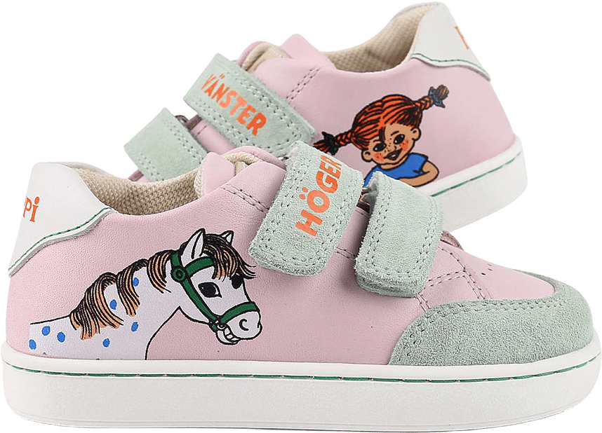 Sneaker Söderhamn Pippi, från Kavat, i färgen Pink.