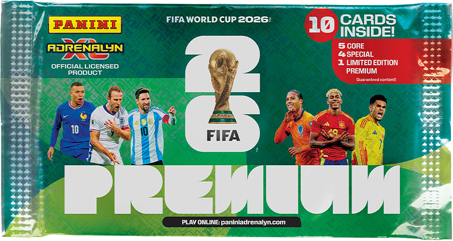 Panini World Cup 2026 Premium Booster, från Panini.