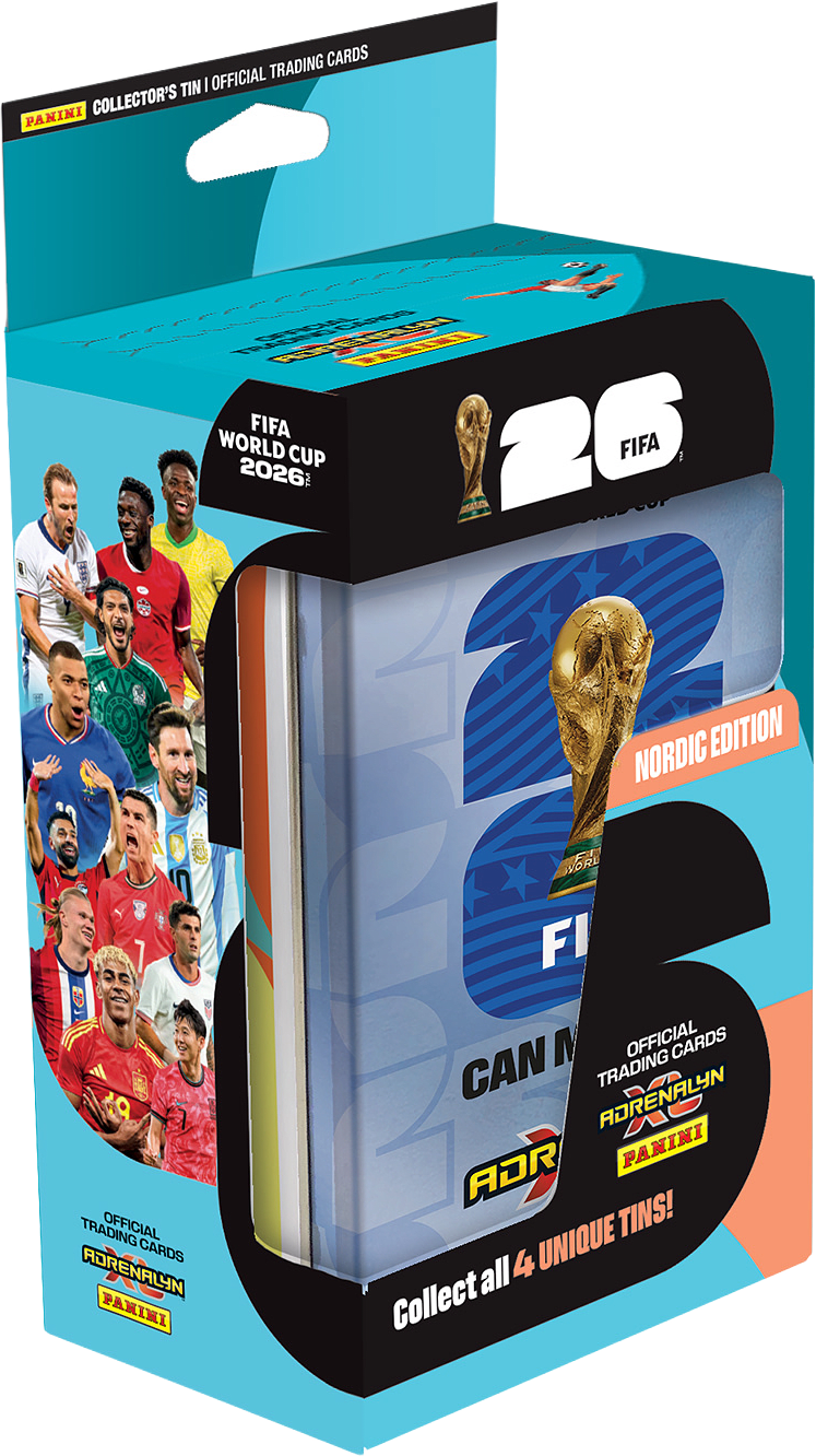 Panini World Cup 2026 Mega Tin, från Panini.