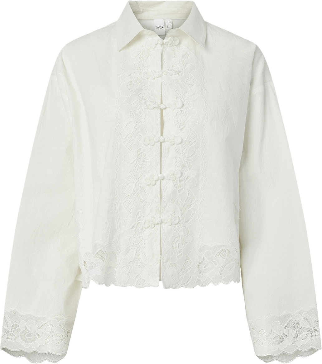 Yassitta Shirt, från YAS, i färgen Star White.