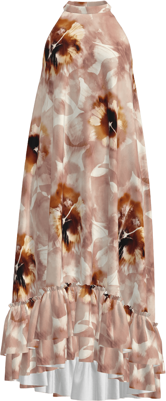 Yasskyra Halterneck Dress, från YAS, i färgen Pristine Sumio.