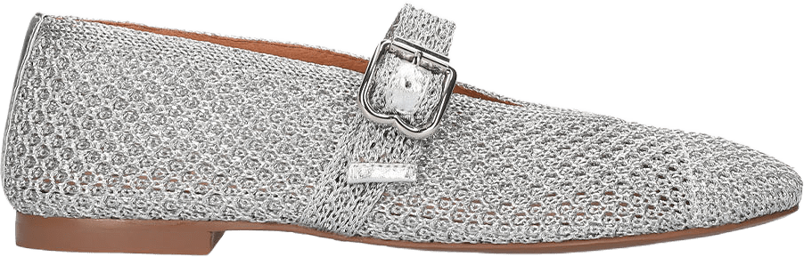 Elani Flat, från Bibi Lou, i färgen Plata.