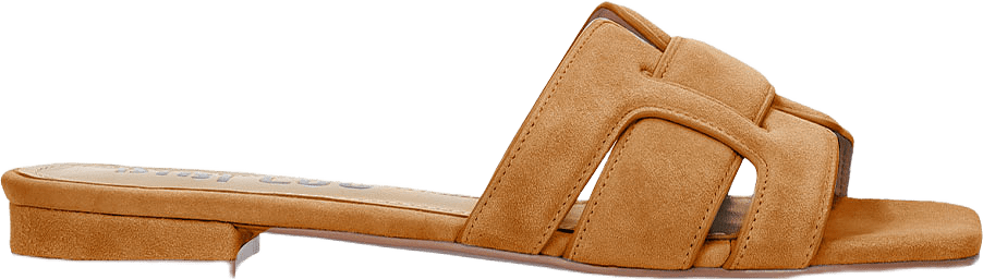 Holly Flat, från Bibi Lou, i färgen Camel.