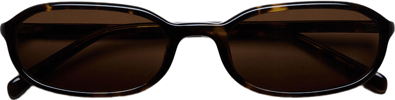 Edith Dark Brown, från CHIMI, i färgen Tortoise.