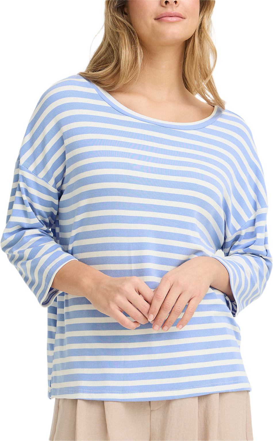 Frcano Tee 2, från Fransa, i färgen Hydrangea Stripe.