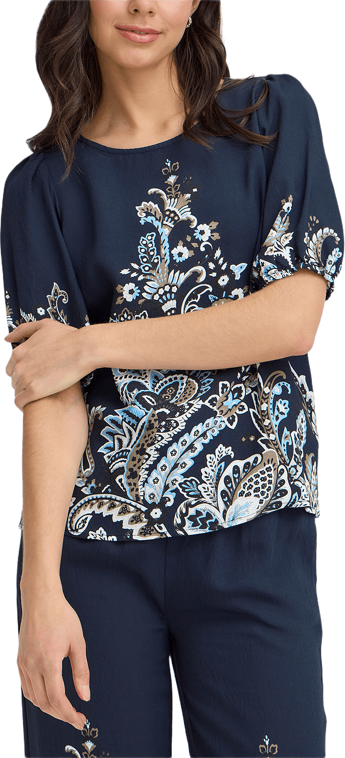 Fradara Bl 4, från Fransa, i färgen Navy Blazer Paisley.