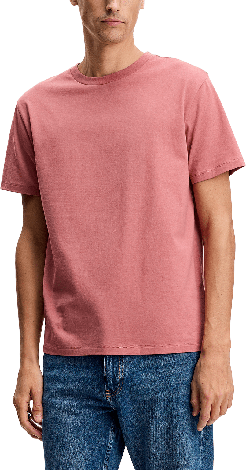 Sid Basic T-Shirt, från J.Lindeberg, i färgen Withered Rose.