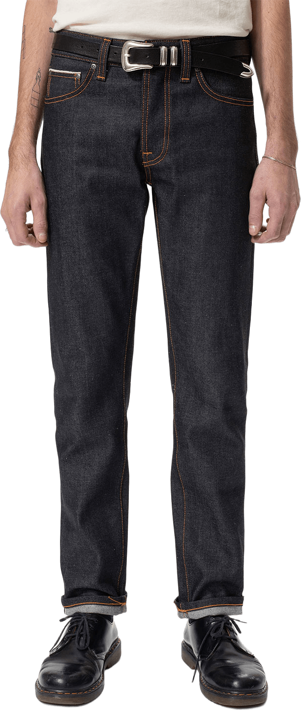 Solid Ollie Dry Japan Selvage, från Nudie Jeans, i färgen Dry Japan Selvage.