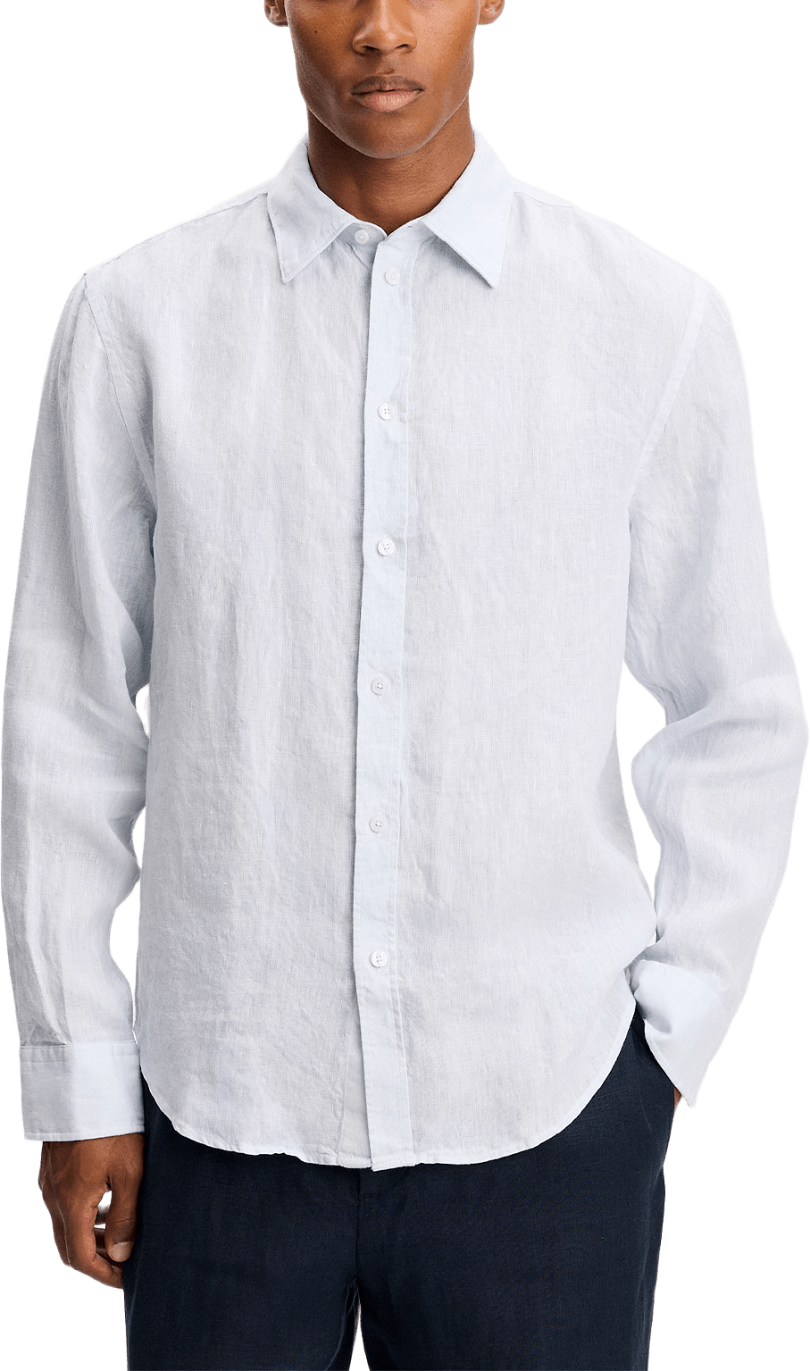 Zachary Clean Linen Shirt, från J.Lindeberg, i färgen Skywriting.
