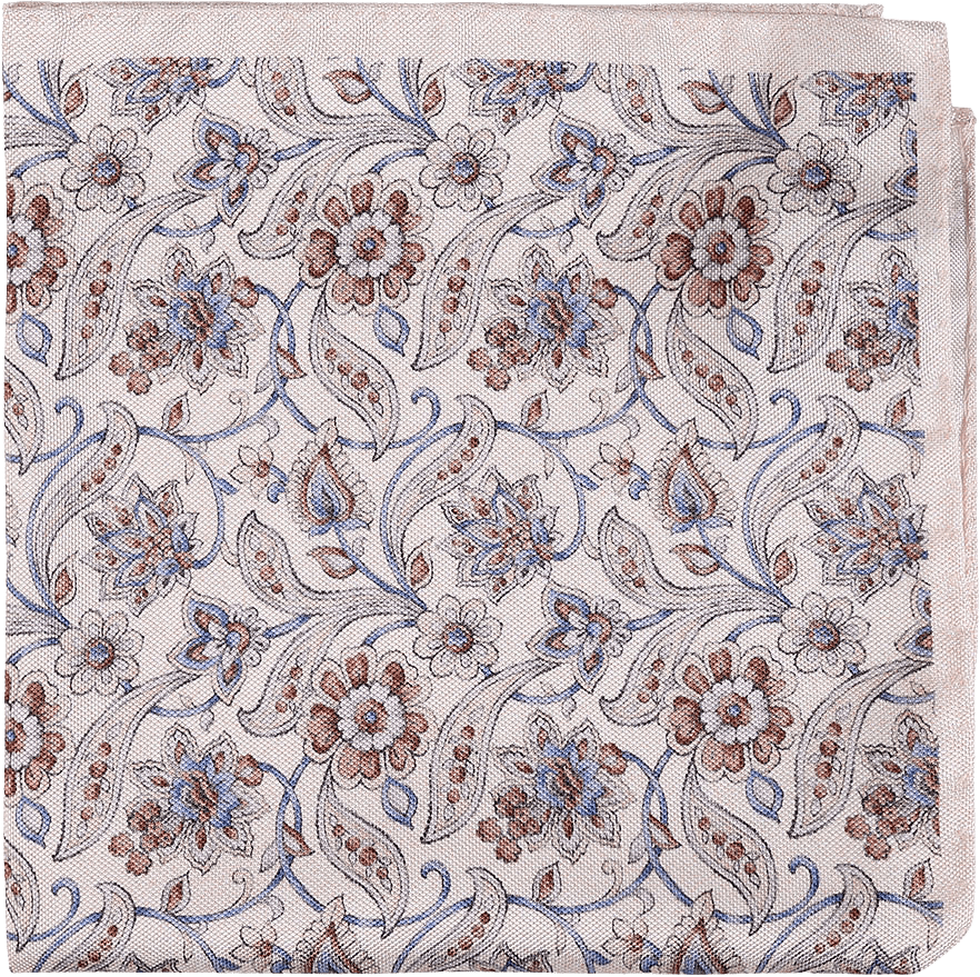 Pocket Square, från Amanda Christensen, i färgen 119 Cream Melange.