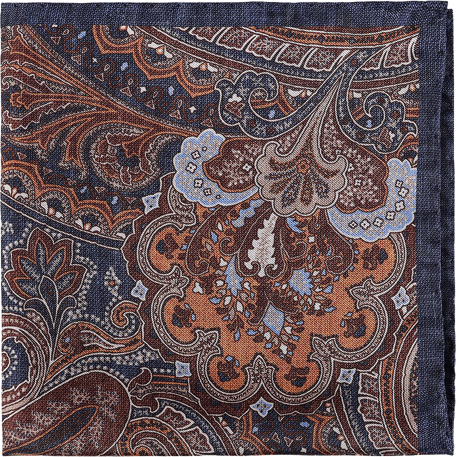 Pocket Square, från Amanda Christensen, i färgen 412 Navy Melange.