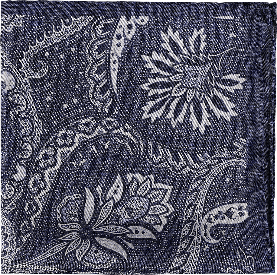 Pocket Square, från Amanda Christensen, i färgen 412 Navy Melange.