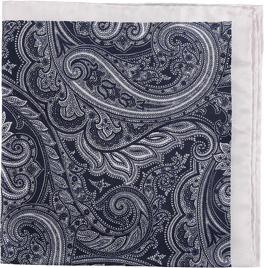 Pocket Square, från Amanda Christensen, i färgen 406 Napoli Blue.